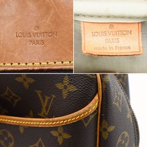 1円 ◆定価20万 美品 LOUIS VUITTON ルイヴィトン ハンドバッグ ドーヴィル M47270 モノグラム ブラウン◆K.Cip.oR-26_画像9