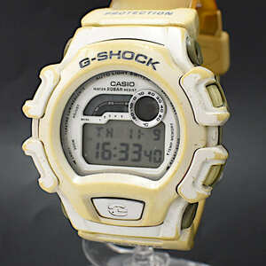 1円 ◆稼働品 CASIO カシオ G-SHOCK ジーショック 腕時計 DW-004 トリプルクラウン メンズ クオーツ イエロー系◆E.Aee.hP-14