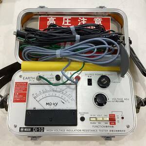 ＊MUSASHI ムサシ DI-10 HIGH-VOLTAGE INSULATION RESISTANCE TESTER 高電圧絶縁抵抗計 検電器