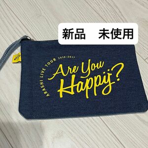 【新品】【未使用】嵐 ARASHI Are you Happy? グッズ ポーチ 