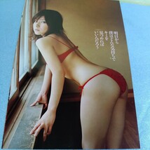 石原あつ美★(栗田梨子)雑誌切り抜き/抜き取り/歌手/女優/タレント/アイドル/モデル/水着/ランジェリー/下着/アコム/週プレ/送料込み⑭_画像2