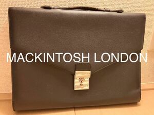 MACKINTOSH LONDONビジネスバッグ レザー 黒 