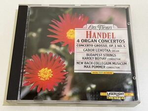 357-327/【輸入盤】CD/ヘンデル オルガン協奏曲第4番、コンチェルトグロッソ/4 Organ Concertos-Concerto Grosso