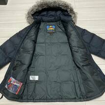 良品■エディーバウアー■復刻 カラコラム KARA KORAM ダウンジャケット S 黒 ブラック Eddie Bauer Black Tag Collection ファー着脱可能_画像6