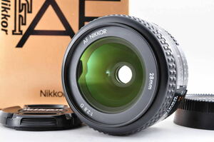 Nikon AF Nikkor 28mm f2.8D Fマウント AF動作確認済 広角レンズ 一眼レフ フィルムカメラ