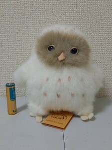 ぬいぐるみ 美品 やまね工房 ふくろうの子 タグ付き ふくろう