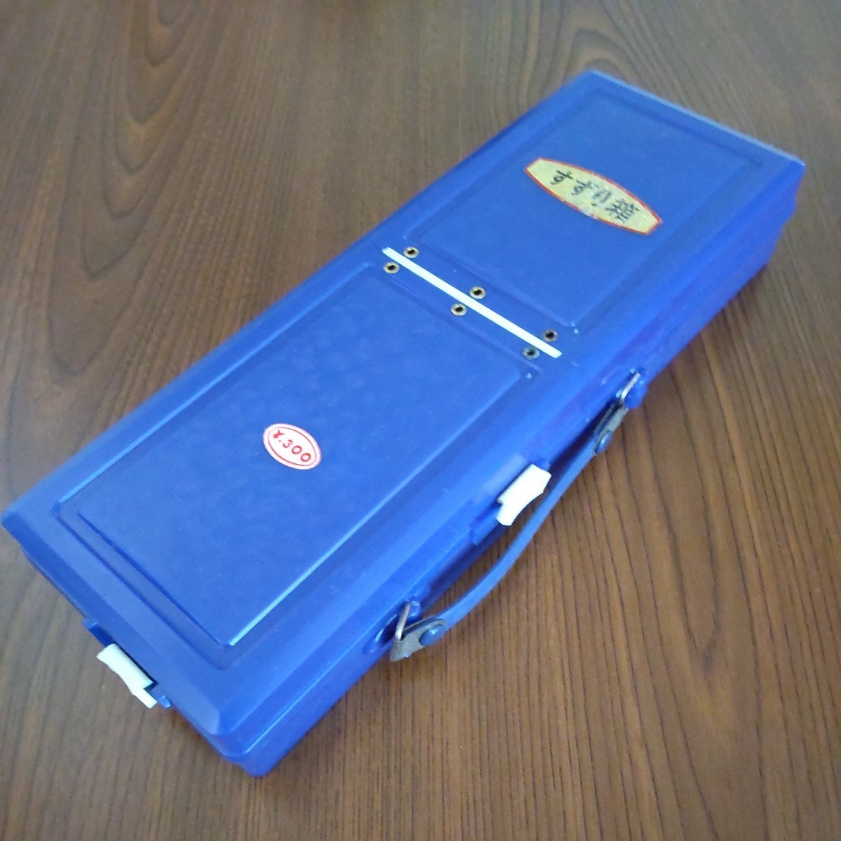 文具店在庫品 昭和レトロ☆ミッキー すずり箱(No.3.000 青)外箱なし☆