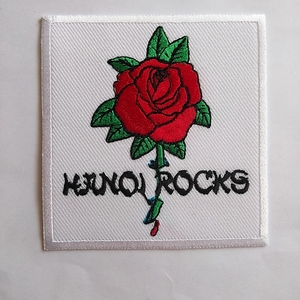 ★☆★ 新品 即決 アイロンワッペン パッチ　刺繍　No.262 ROCK ロック