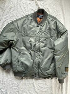 CHALLENGER / FLIGHT DERBY JACKET -OLIVE-チャレンジャーダービージャケット L