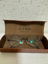 美品　金子眼鏡店購入　チタニュウム製メガネ　眼鏡　フレーム _画像1