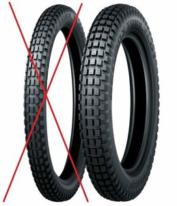 ※リアのみ　未使用　新品 DUNLOP GEOMAX TRAIAL TL01 120/100R18 68M 　オフロード　トライアル　