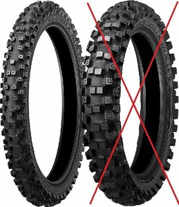 ★フロントのみ 未使用 新品 DUNLOP GEOMAX MX53 60/100-12 36J モトクロス 各種オフロードバイクに　公道走行不可