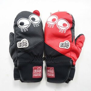 中古 2018年頃 eb's MITT/ミトングローブ レディースXSサイズ スノーボードグローブ エビス