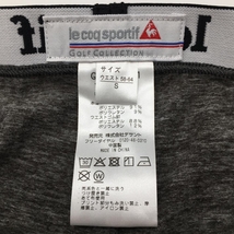 【新品】ルコック レギンス 杢グレー 裏起毛 HOT 防寒 スパッツ レディース S ゴルフウェア le coq sportif_画像5