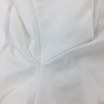 【美品】マークアンドロナ 半袖ハイネックシャツ 白×黒 シリコンスカル メンズ 46 ゴルフウェア 2021年モデル MARK＆LONA_画像8