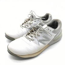 ニューバランス ゴルフシューズ 白×ライトグレー MG2500WS メンズ 27.5 ゴルフウェア New Balance_画像1