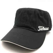 【新品】タイトリスト ワークキャップ×イヤーバンド 黒×レッド 軽量保温 フリー ゴルフウェア TITLEIST_画像3