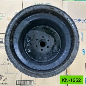 KN-1252 激安 ホイール ヒーローズ 鉄ホイール 深リム 加工ホイール 現状品