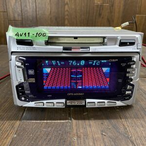 AV11-100 激安 カーステレオ KENWOOD DPX-6100MD 00500283 CD MD 確認用配線使用 簡易動作確認済み 中古現状品