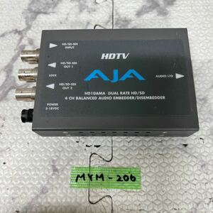 MYM-206 激安 コンバーター AJA Video Systems HD10AMA 動作未確認 ジャンク