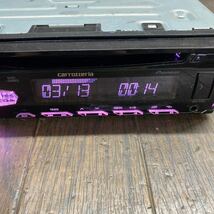 AV11-477 激安 カーステレオ Carrozzeria Pioneer DEH-4400 RBUE008958JP CD USB AUX 確認用配線使用 簡易動作確認済み 中古現状品_画像2