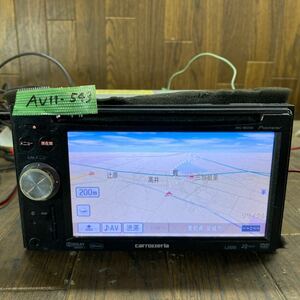 AV11-543 激安 カーナビ Carrozzeria Pioneer AVIC-MRZ088 メモリーナビ CD DVD USB GPS付き 確認用配線使用 簡易動作確認済 中古現状品