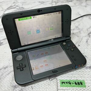 MYG-688 激安 ゲー厶機 本体 New Nintendo 3DS LL 通電、起動OK ジャンク 同梱不可