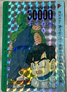 [ товар ограничен ] Dragon Ball Z Carddas PP CARD PART13 507 Son Gohan пикколо 