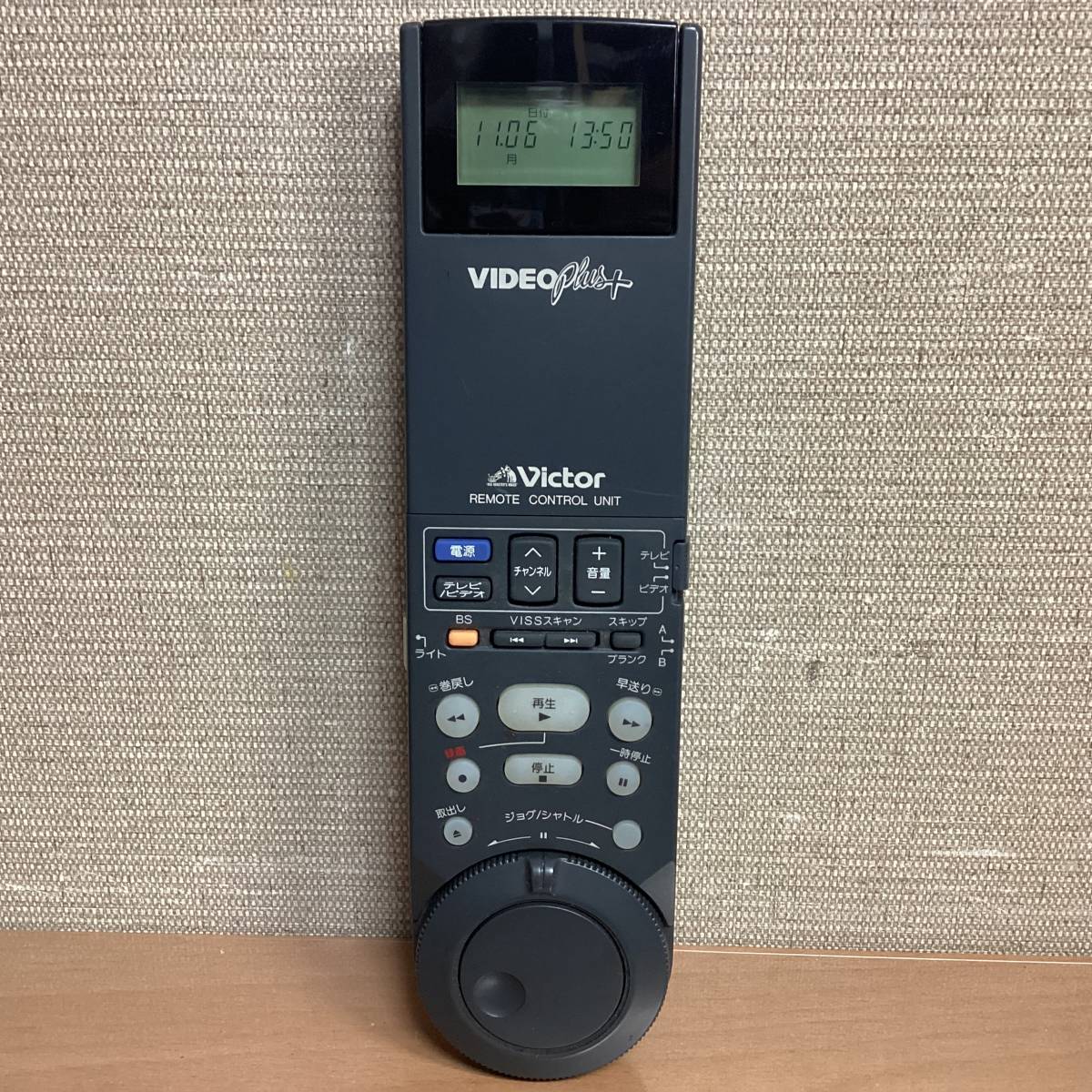 Victor ビクター S-VHSビデオデッキ HR-VXG1 動作品 純正リモコン 美品-
