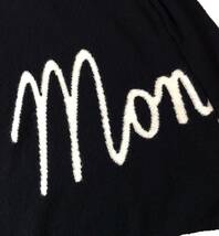 MONCLER モンクレール 21AW LUPETTO TRICOT T-NECK ハイネック ニット セーター タートルネック ビッグロゴ ブラック レディース S (ma)_画像5