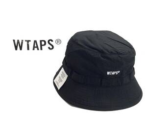 未使用 WTAPS ダブルタップス 22SS JUNGLE 01 HAT NYCO RIPSTOP CORDURA ハット 帽子 04 コーデュラナイロン ブラック 221HCDT-HT13