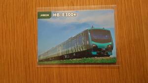 カルビー★鉄道チップスカード　NO.17 JR東日本　HB-E300系