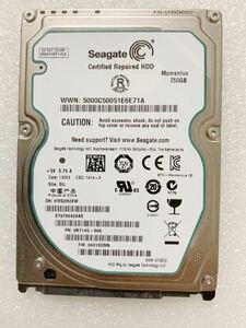 SEAGATE ST9750420AS HD 2.5 750GB SATA 7200RPM 9.5MM シーゲート