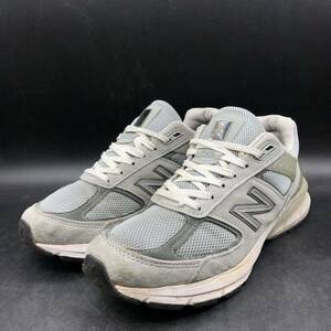 M1742 USA製 NEW BALANCE ニューバランス 990v5 ローカット スニーカー メンズ US7.5D 25.5cm グレー 靴 M990GL5