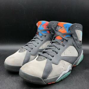 M1778 良品 NIKE ナイキ AIR JORDAN 7 RETRO - エアジョーダン7 レトロ バルセロナデイズ スニーカー US11/29.0cm グレー 304775-016