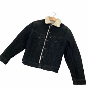 H672 USA製 Levi's リーバイス 70605 裏ボア コーデュロイ ジャケット 上着 グレー系 メンズ 34