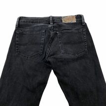 B339 DENIM&SUPPLY RALPH LAUREN デニムアンドサプライ デニム パンツ Gパン ブラックデニム ストレッチ ジーンズ ボトムス 黒 24/30_画像6