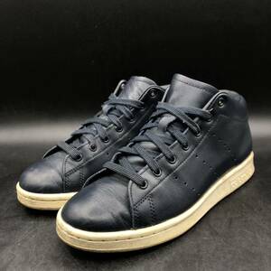 M1860 adidas×HYKE アディダス ハイク AOH-001 HAILLET HI S79346 ハイレット ハイ レザー スニーカー US4.5/22.5cm ネイビー S79346