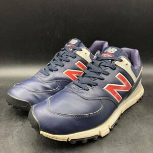 M1897 NEW BALANCE GOLF ニューバランス ゴルフ 574 スパイクレス ゴルフシューズ メンズ US8.5/26.5cm ネイビー 紺 MGS574NR 