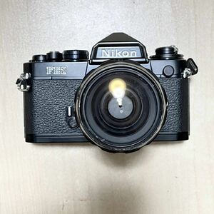 597 ニコン Nikon FE2 一眼レフカメラ／NIKKOR-O・C AUTO f2 f=35mm カメラレンズ