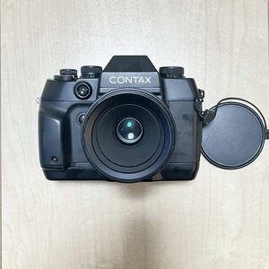 599 コンタックス CONTAX AX フィルムカメラ ／Carl zeiss S-Planar f2.8 f=60mm カメラレンズ
