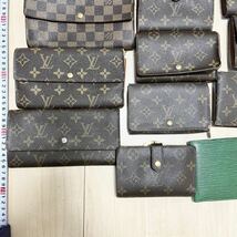 635 ルイヴィトン LOUIS VUITTON まとめて大量 長財布 折りたたみ財布 ウォレット キーケース セカンドバッグ モノグラム エピ ヴェルニ _画像3