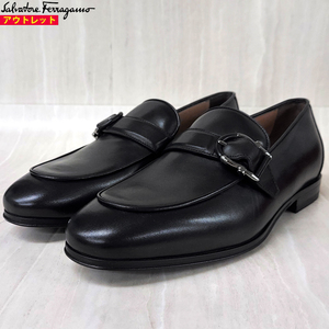 выход! Salvatore Ferragamo Loafer Belt 02C673 738035 5 23 см EEE Men's Business Shoes Параллельно импорт