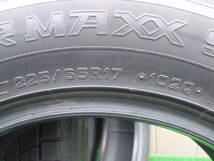 225/65R17 ダンロップ WINTER MAXX SJ8 超バリ山 2022年製 4本セット エクストレイル エスクード ハリアー レクサスNX CX-5 などに_画像8