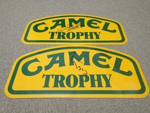 ■レアサイズ/出場者サイン入り■キャメルトロフィー■CAMEL TROPHY■ステッカー■デカール■幅44cm■2枚■