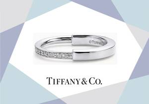 TIFFANY＆CO. LOCK(ロック) ダイヤ&18Ｋホワイトゴールド リング