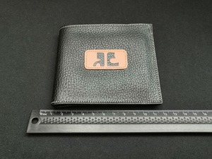 【ジャンク 送料込】クレージュ　折財布　ブラック　　◆H0387