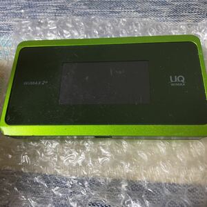 UQ WiMAX2+ Speed Wi-Fi NEXT WX06 グリーンモバイルルーター NEC SIMフリー