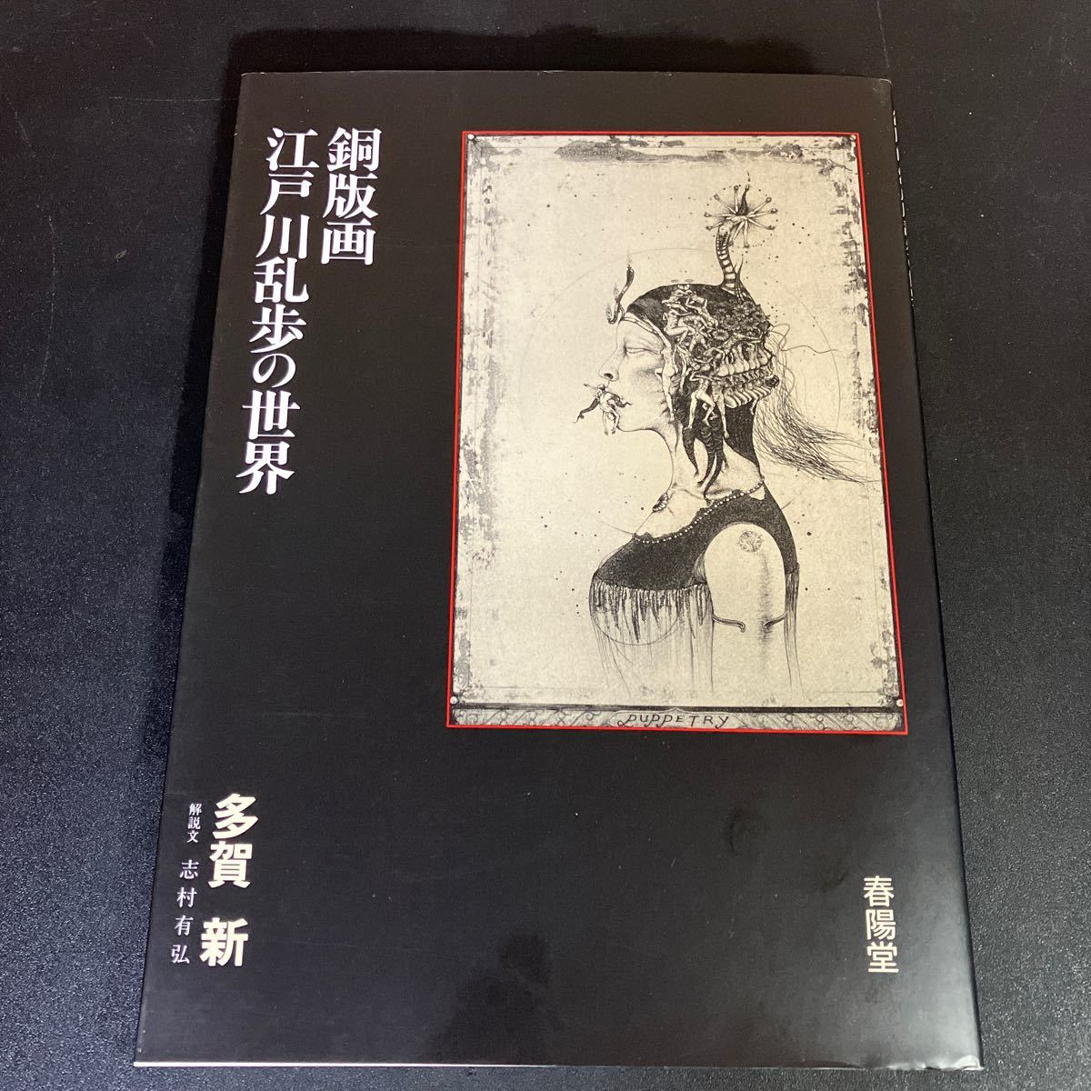 23-11-20 Le monde d'Edogawa Ranpo en gravures sur cuivre par Shin Taga, publié par Shunyodo, Peinture, Livre d'art, Collection, Livre d'art