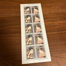 切手 切手趣味週間 1978-1984年 7年分 7種 7シート 額面 3,900円_画像9